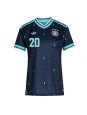 Tyskland Serge Gnabry #20 Replika Borta Kläder Dam VM 2026 Kortärmad Tyskland Serge Gnabry #20 Replika Borta Kläder Dam VM 2026 Kortärmad